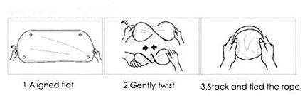 IWH 019252 Sonnenschutz 50cm x 100cm x 0.5cm für Heckscheibe