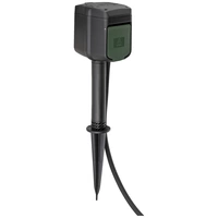 Brennenstuhl 1154540600 Gartensteckdose 2fach Schwarz mit Erdspieß, per App steuerbar Brennenstuhl 1154540600 Gartensteckdose 2fach Schwarz mit Erdspieß, per App steuerbar