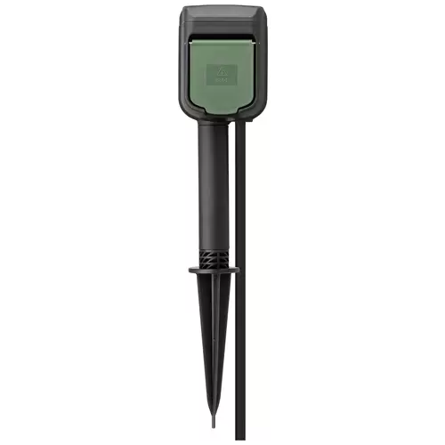 Brennenstuhl 1154540600 Gartensteckdose 2fach Schwarz mit Erdspieß, per App steuerbar Brennenstuhl 1154540600 Gartensteckdose 2fach Schwarz mit Erdspieß, per App steuerbar