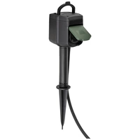 Brennenstuhl 1154540600 Gartensteckdose 2fach Schwarz mit Erdspieß, per App steuerbar Brennenstuhl 1154540600 Gartensteckdose 2fach Schwarz mit Erdspieß, per App steuerbar