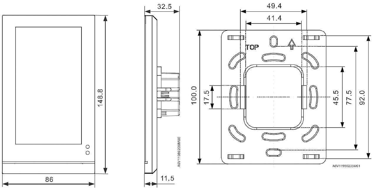 Siemens 5WG12052AB21 Touchscreen-Modul 5WG1205-2AB21