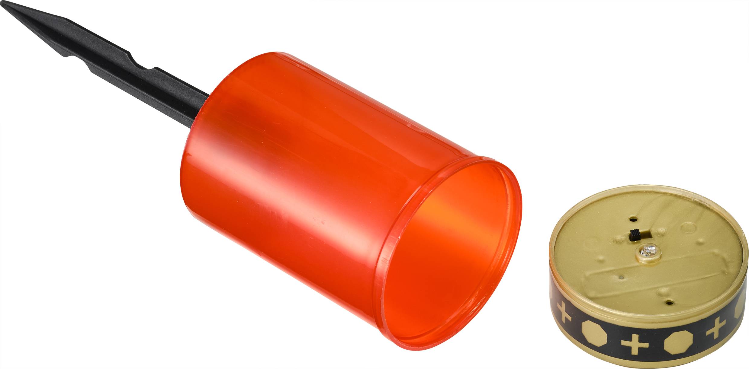 WS-SGR02 Solar-Grablicht LED 0.06W Gelb Rot