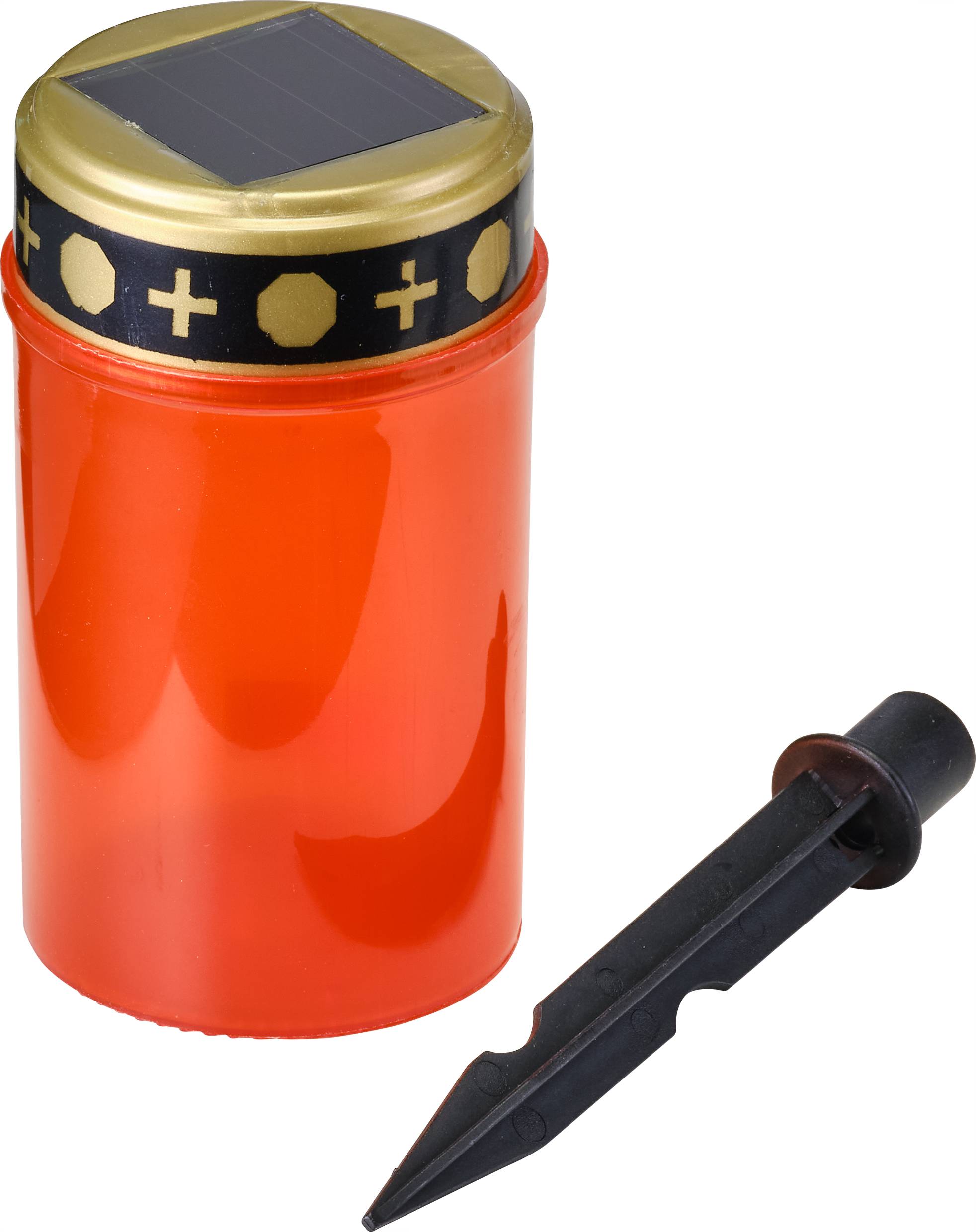 WS-SGR02 Solar-Grablicht LED 0.06W Gelb Rot