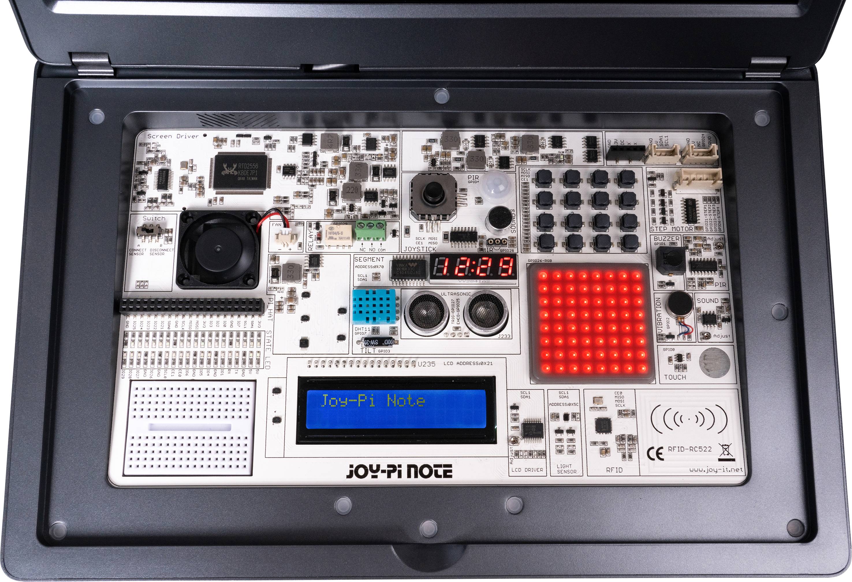 Joy-it RB-JoyPi-Note inkl. Aufbewahrungskoffer, inkl. Netzteil
