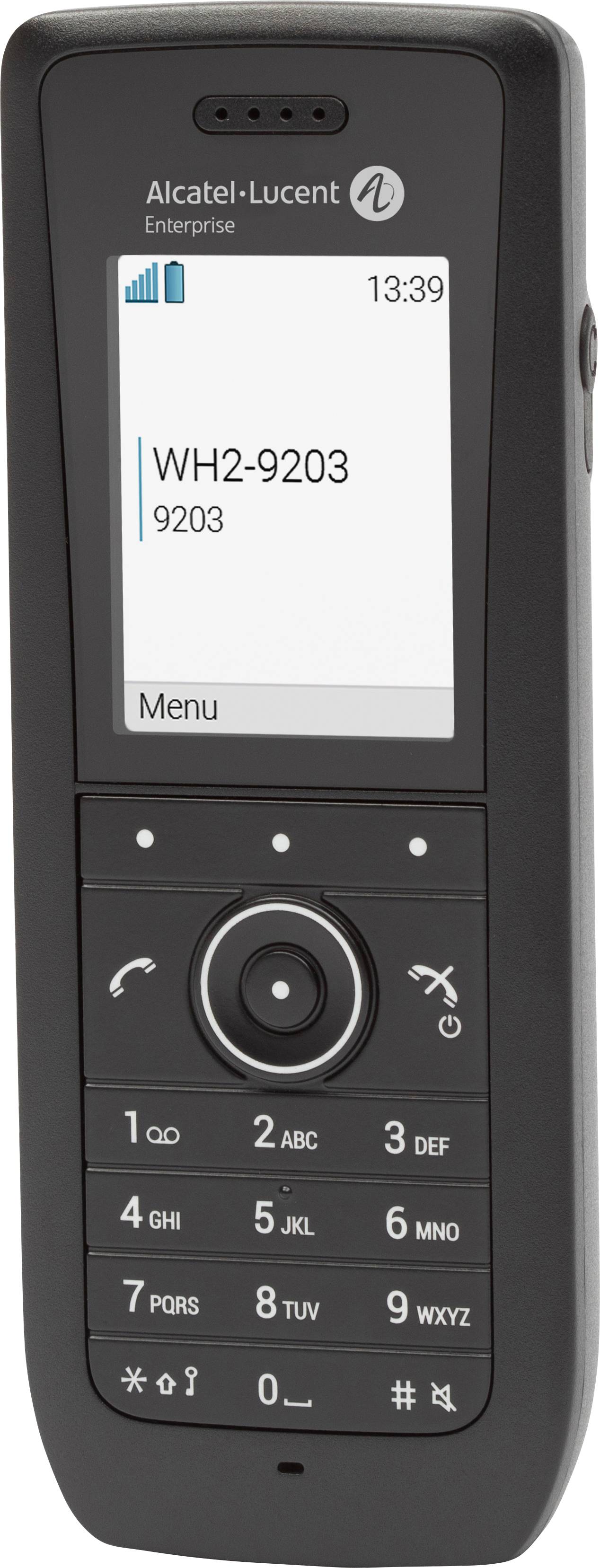 Alcatel-Lucent Enterprise 8158s Schnurloses Telefon VoIP Farbdisplay Schwarz