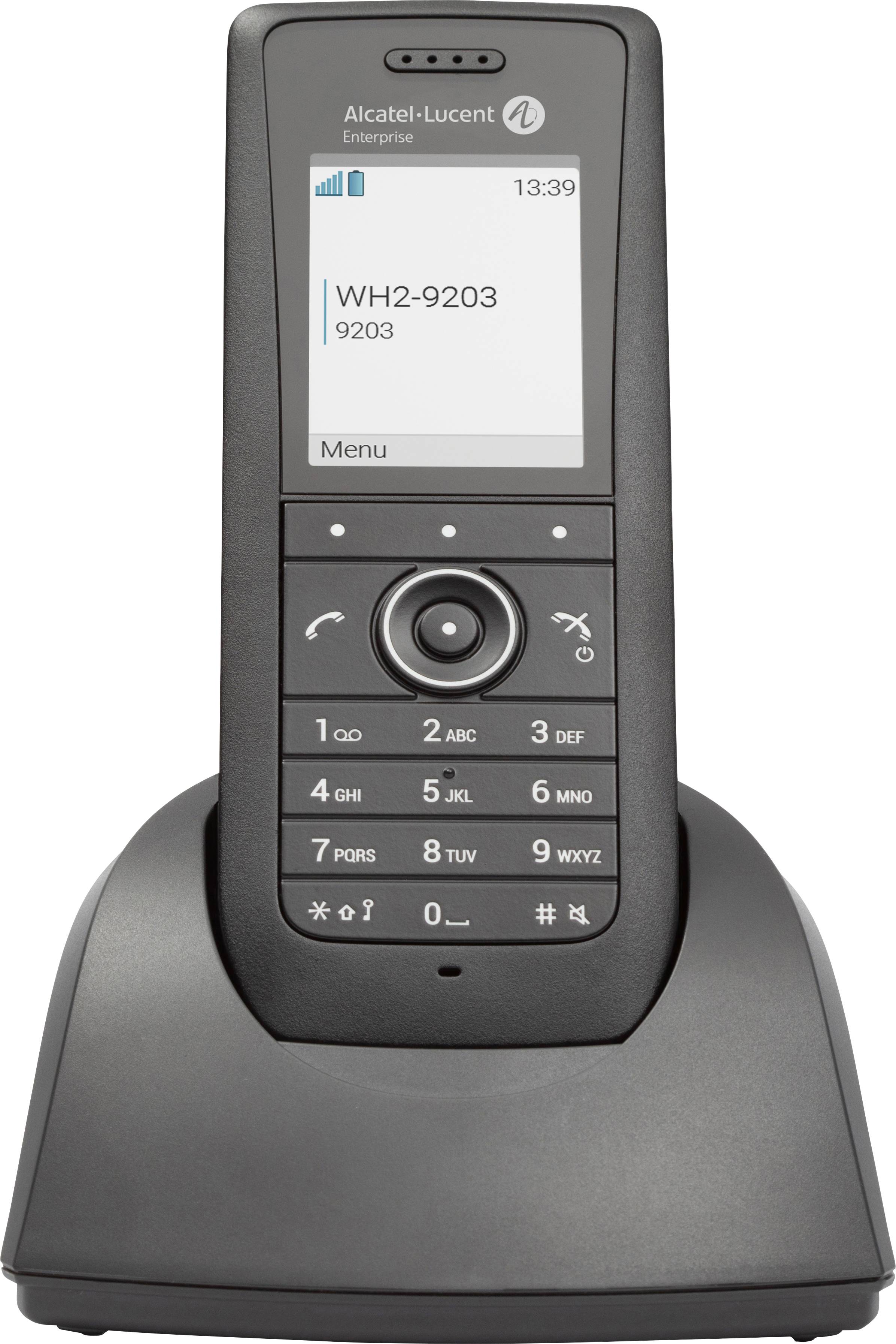 Alcatel-Lucent Enterprise 8158s Schnurloses Telefon VoIP Farbdisplay Schwarz