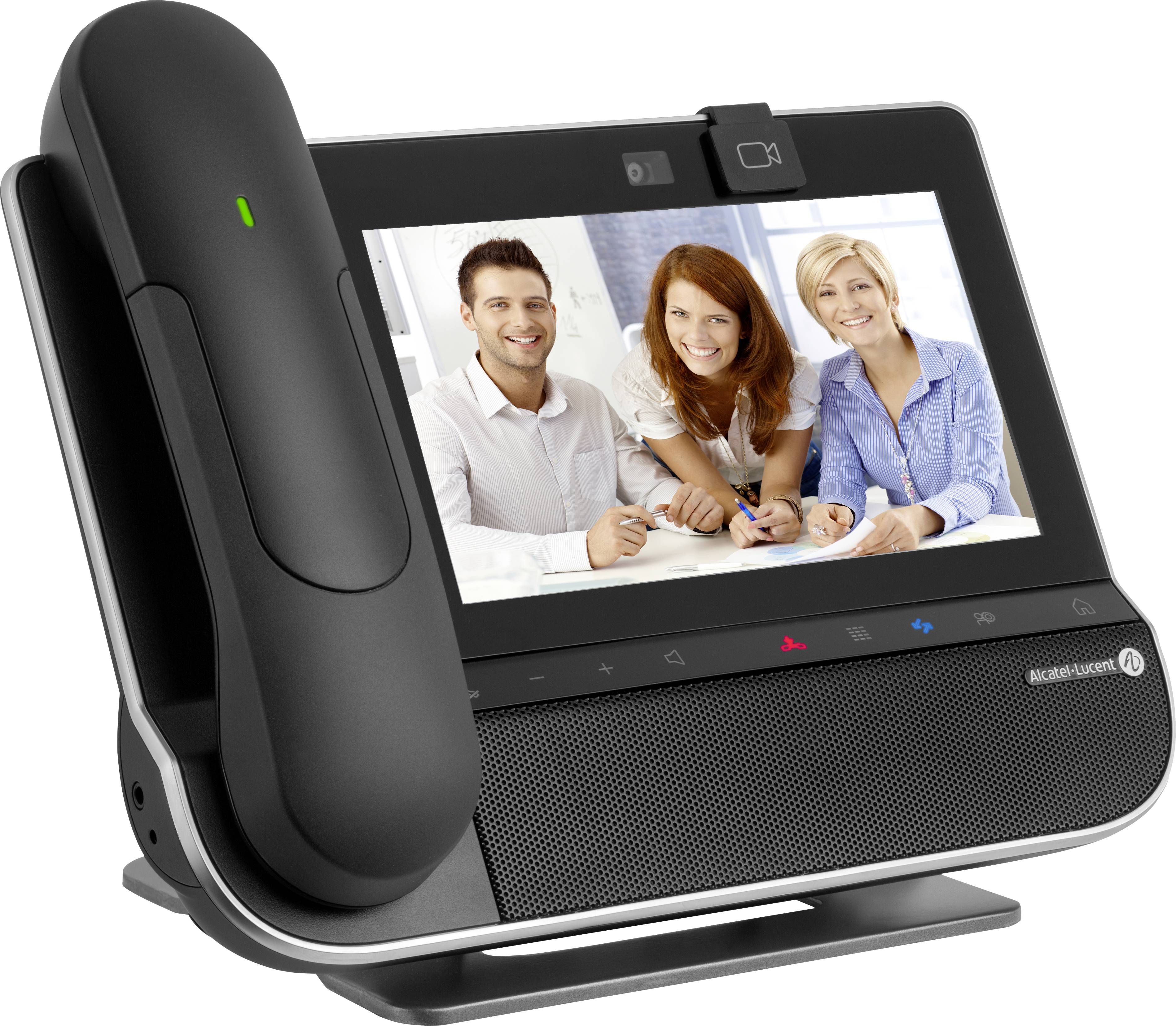 Alcatel-Lucent Enterprise 8088 Schnurgebundenes Telefon, VoIP Touch-Farbdisplay Schwarz