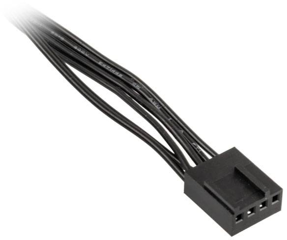 Kolink PC-Lüfter Y-Kabel [1x PC-Lüfter Buchse 4pol. - 4x PC-Lüfter Buchse 4pol.] 0.35m Schwarz