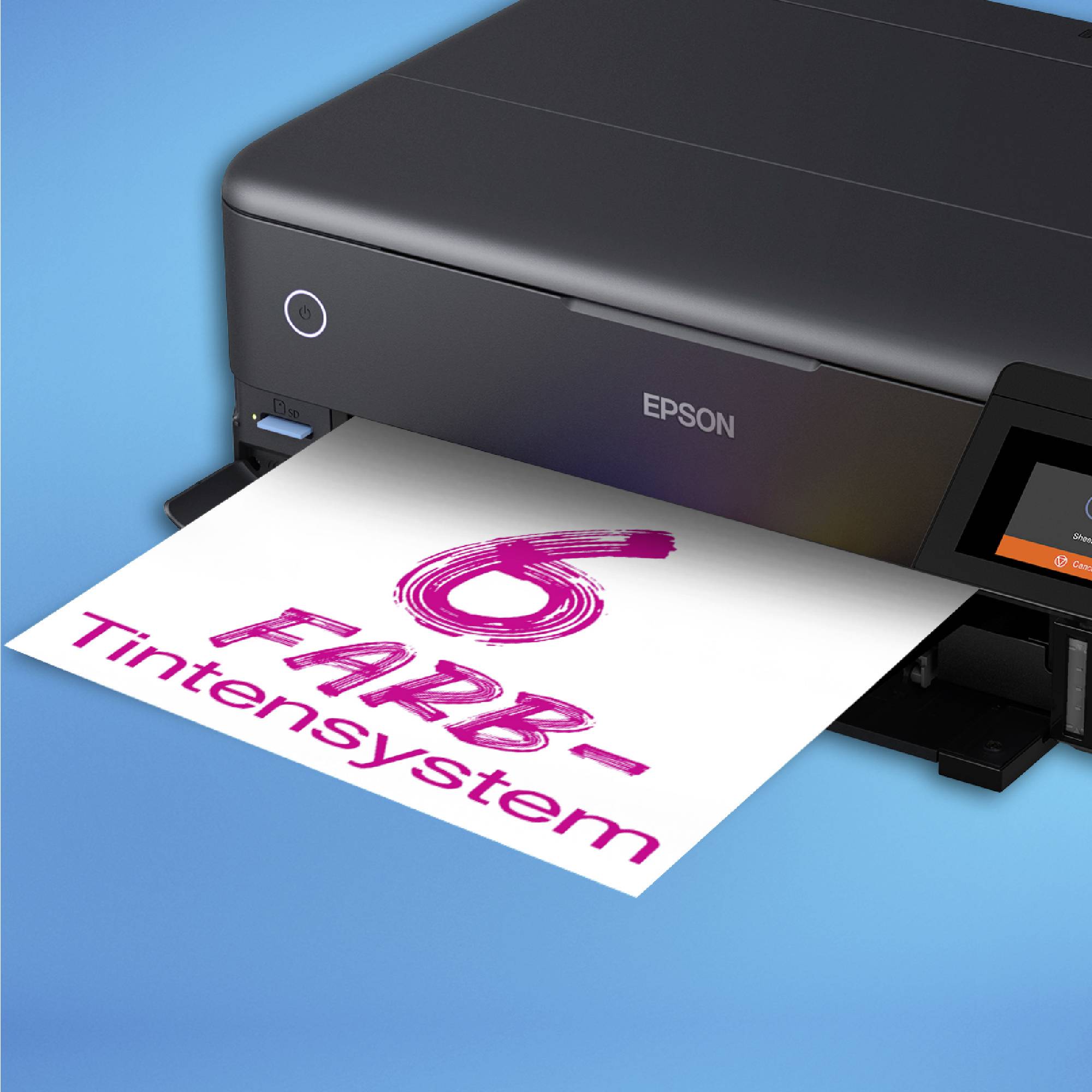 Epson EcoTank ET-8550 Multifunktionsdrucker Tintenstrahl Farbe A4, A3 Drucker, Scanner, Kopierer Duplex, Tintentank-System, LAN, USB, WLAN