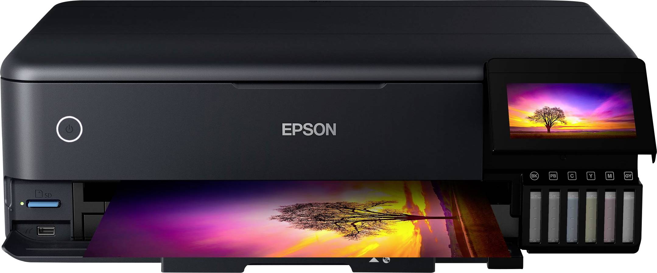 Epson EcoTank ET-8550 Multifunktionsdrucker Tintenstrahl Farbe A4, A3 Drucker, Scanner, Kopierer Duplex, Tintentank-System, LAN, USB, WLAN