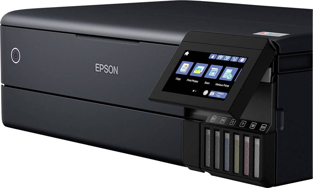 Epson EcoTank ET-8550 Multifunktionsdrucker Tintenstrahl Farbe A4, A3 Drucker, Scanner, Kopierer Duplex, Tintentank-System, LAN, USB, WLAN