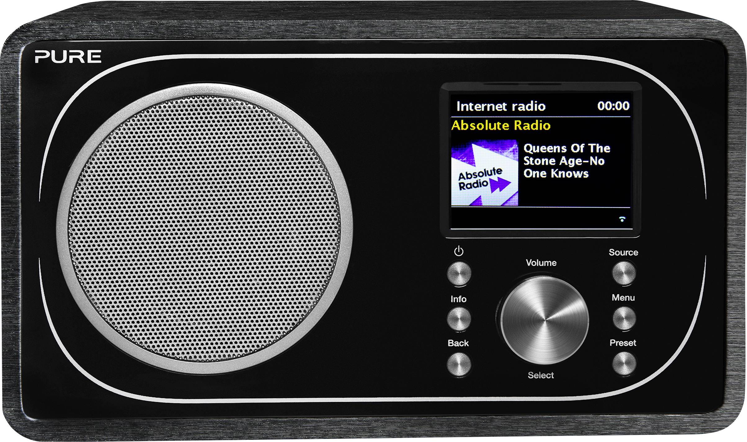Pure Evoke F3 Internet Tischradio Internet, DAB+, UKW AUX, Bluetooth®, DAB+, Internetradio, UKW, WLAN Inkl. Fernbedienung