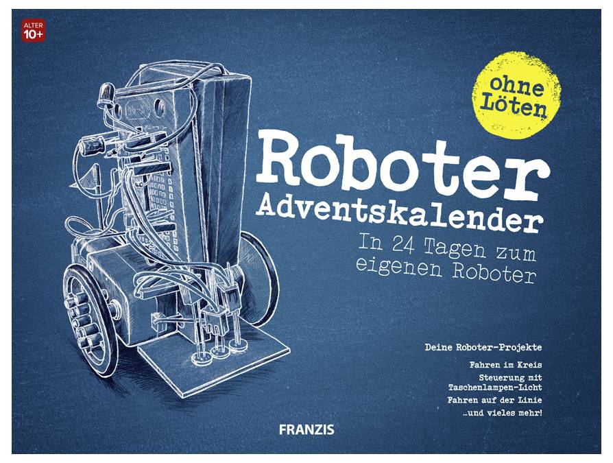 Buchcover für „Roboter Adventskalender