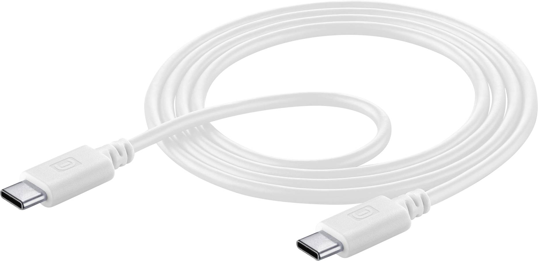 Cellularline USB-Kabel USB 2.0 USB-C® Stecker 1.20 m Weiß USBDATACUSBC-CW