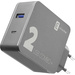 Cellularline USB-Ladegerät Steckdose Anzahl Ausgänge: 2 x USB 2.0 Buchse A, USB-C® Buchse