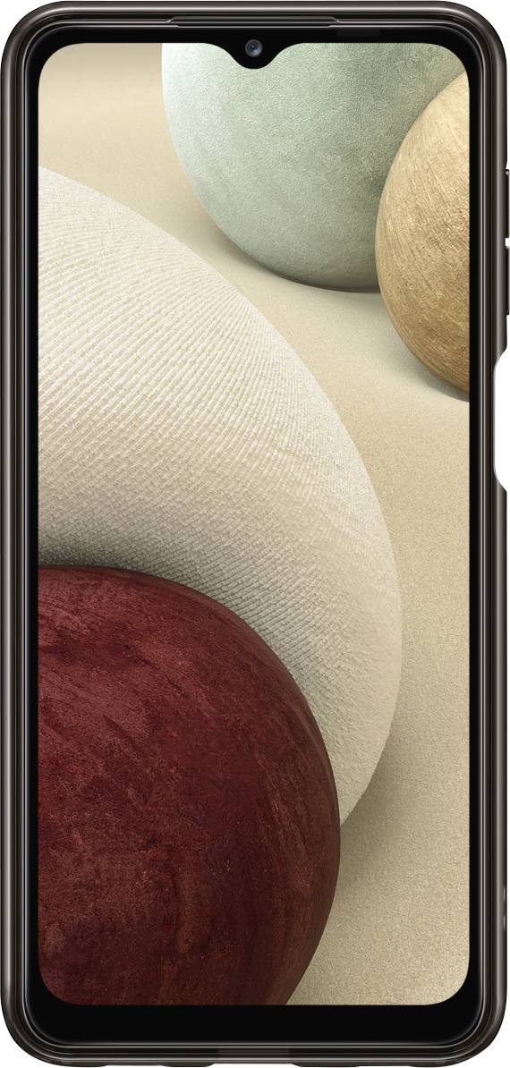 Cover Bumper Case Schutzhülle Silikon Original kompatibel mit Samsung Galaxy A12 (A125F) Schwarz