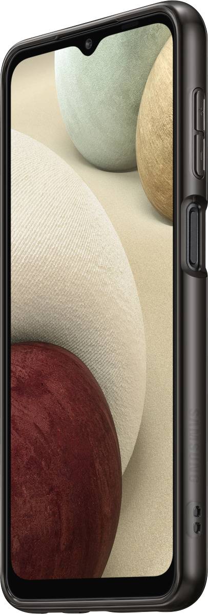 Cover Bumper Case Schutzhülle Silikon Original kompatibel mit Samsung Galaxy A12 (A125F) Schwarz