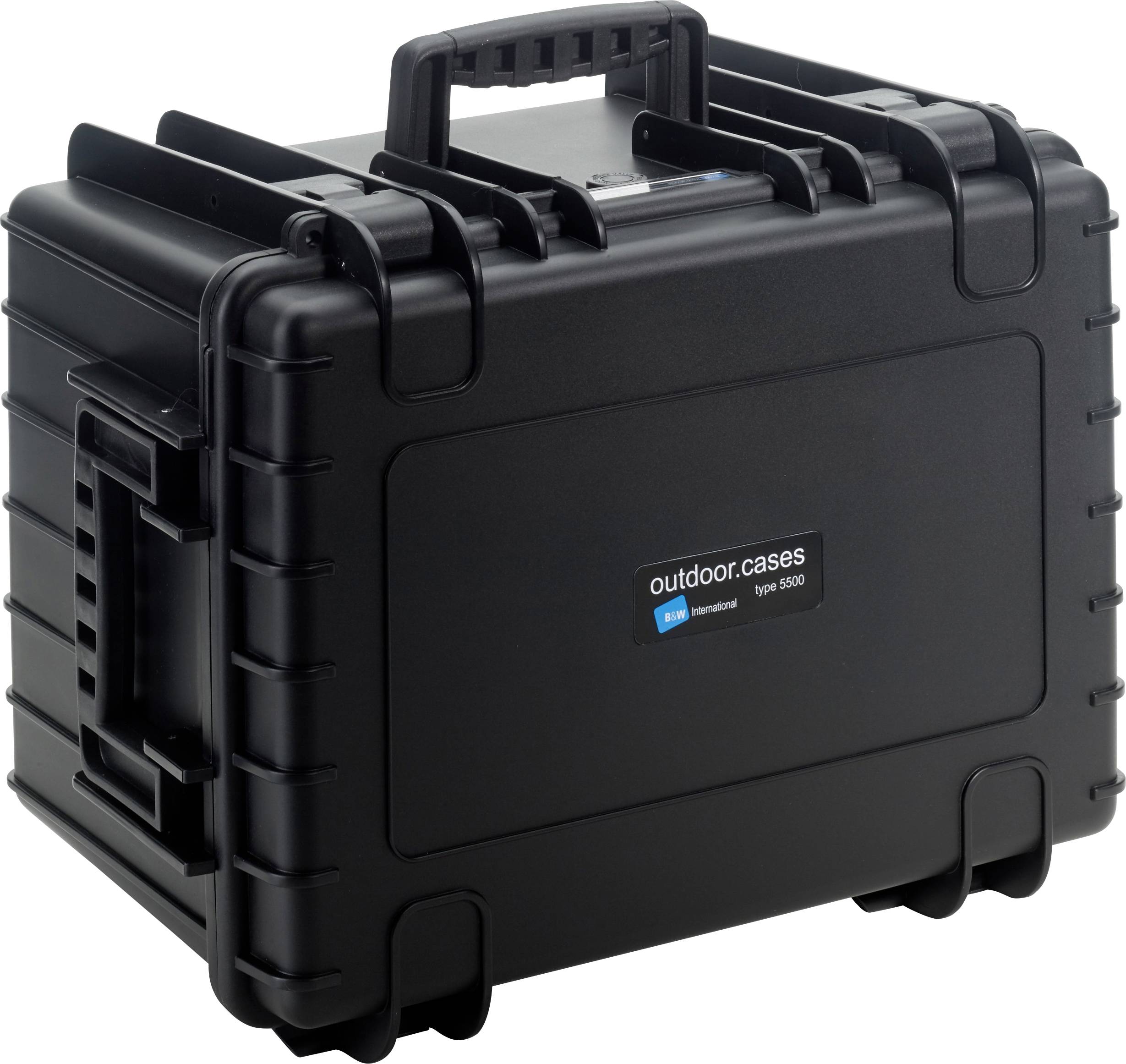 B & W International Outdoor Koffer outdoor.cases Typ 5500 37.9l (B x H x T) 495 x 365 x 315mm Schwarz 5500/B