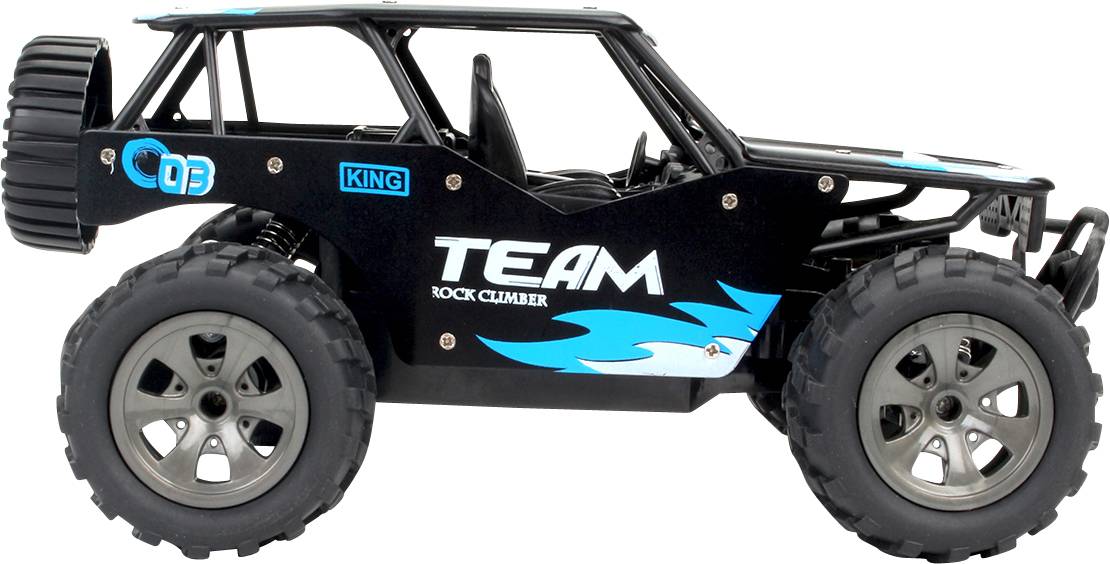 1888A Team Climber 1:18 RC Einsteiger Modellauto Geländewagen inkl. Akku und Ladekabel