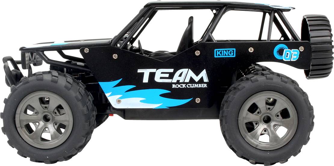 1888A Team Climber 1:18 RC Einsteiger Modellauto Geländewagen inkl. Akku und Ladekabel