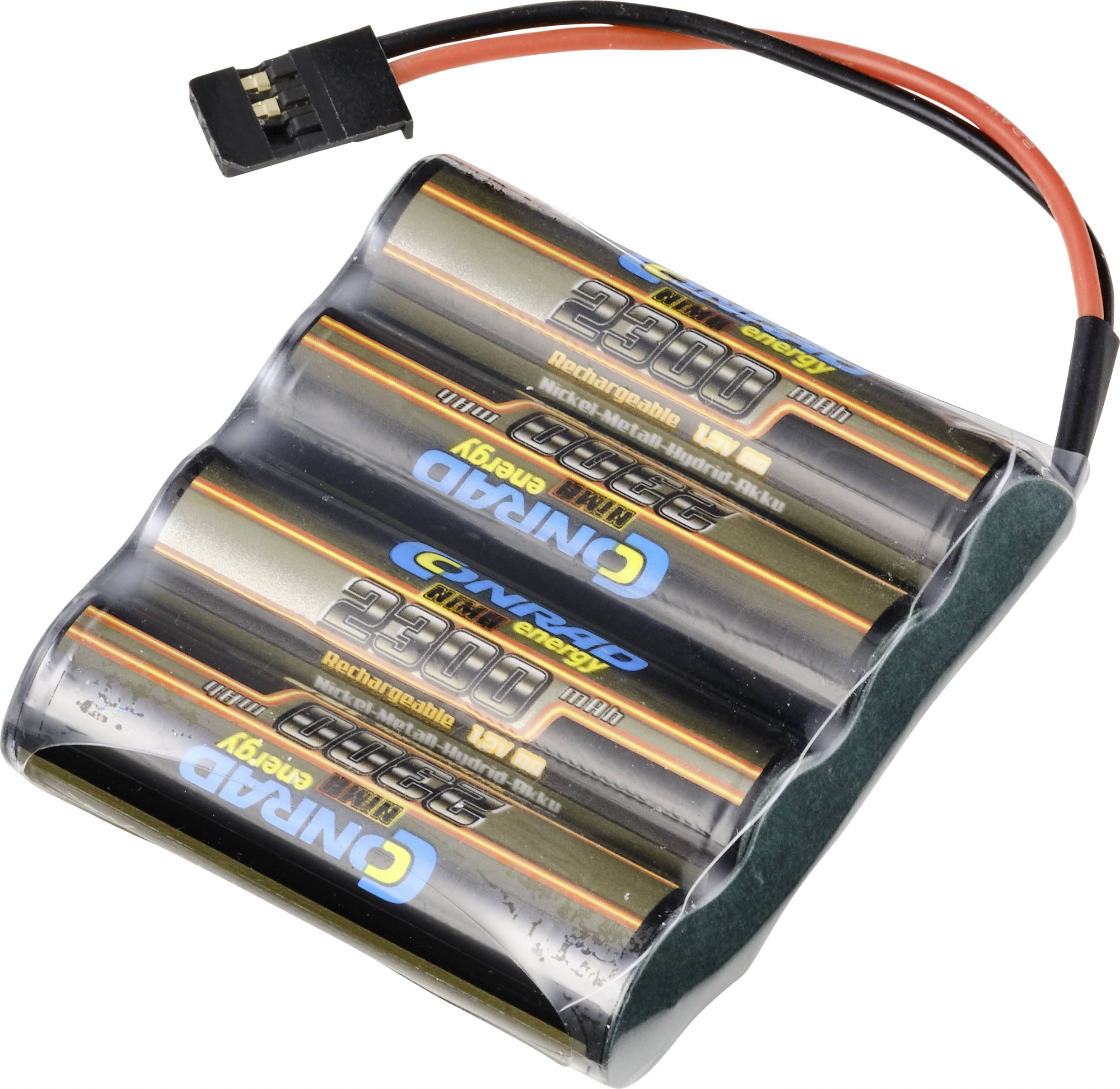 Reely Batteria Ricevitore Modellismo (NiMh) 4.8 V 2300 MAh Numero Celle: 4 Mignon (AA) Femmina Futaba Laterale - Foto 7