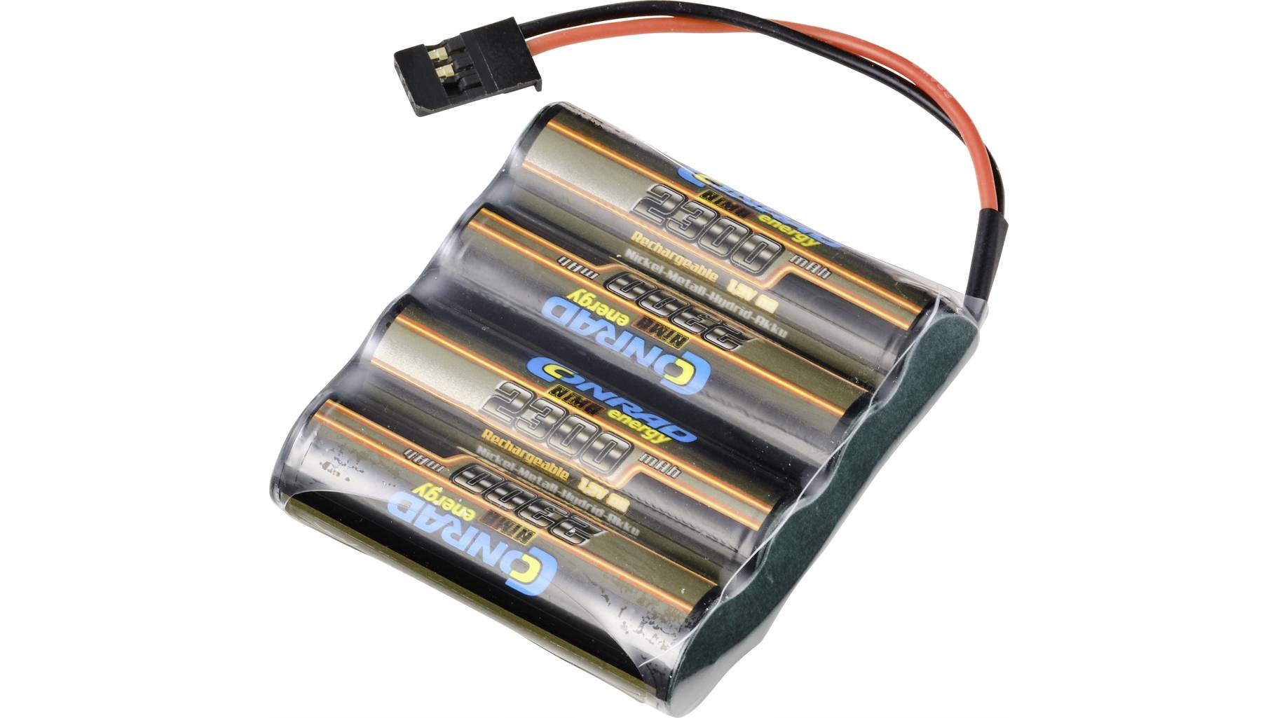 Reely Batteria Ricevitore Modellismo (NiMh) 4.8 V 2300 MAh Numero Celle: 4 Mignon (AA) Femmina Futaba Laterale - Foto 7