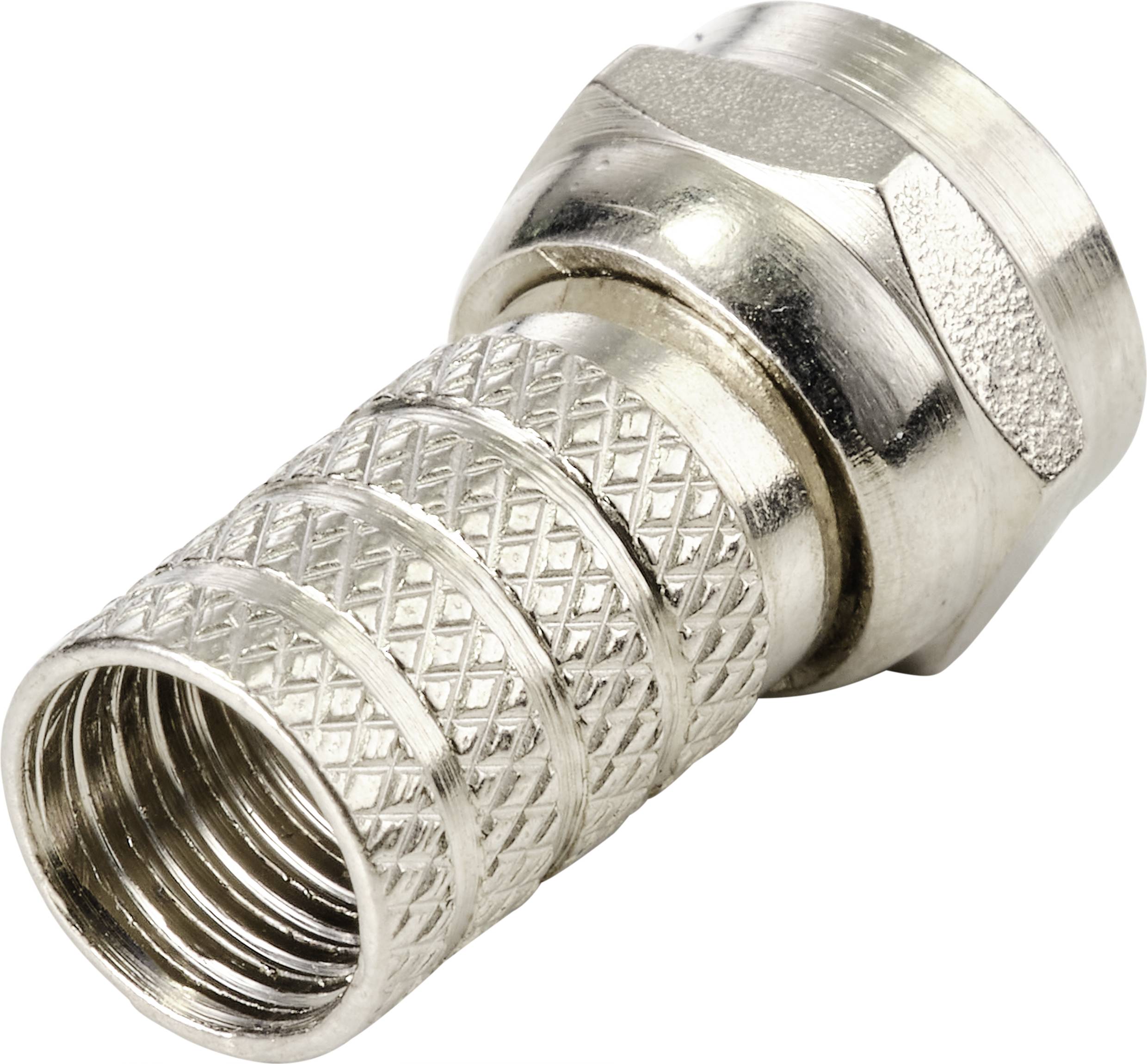 TRU COMPONENTS TC-9556788 F-Stecker Anschlüsse: F-Stecker Kabel-Durchmesser: 6mm
