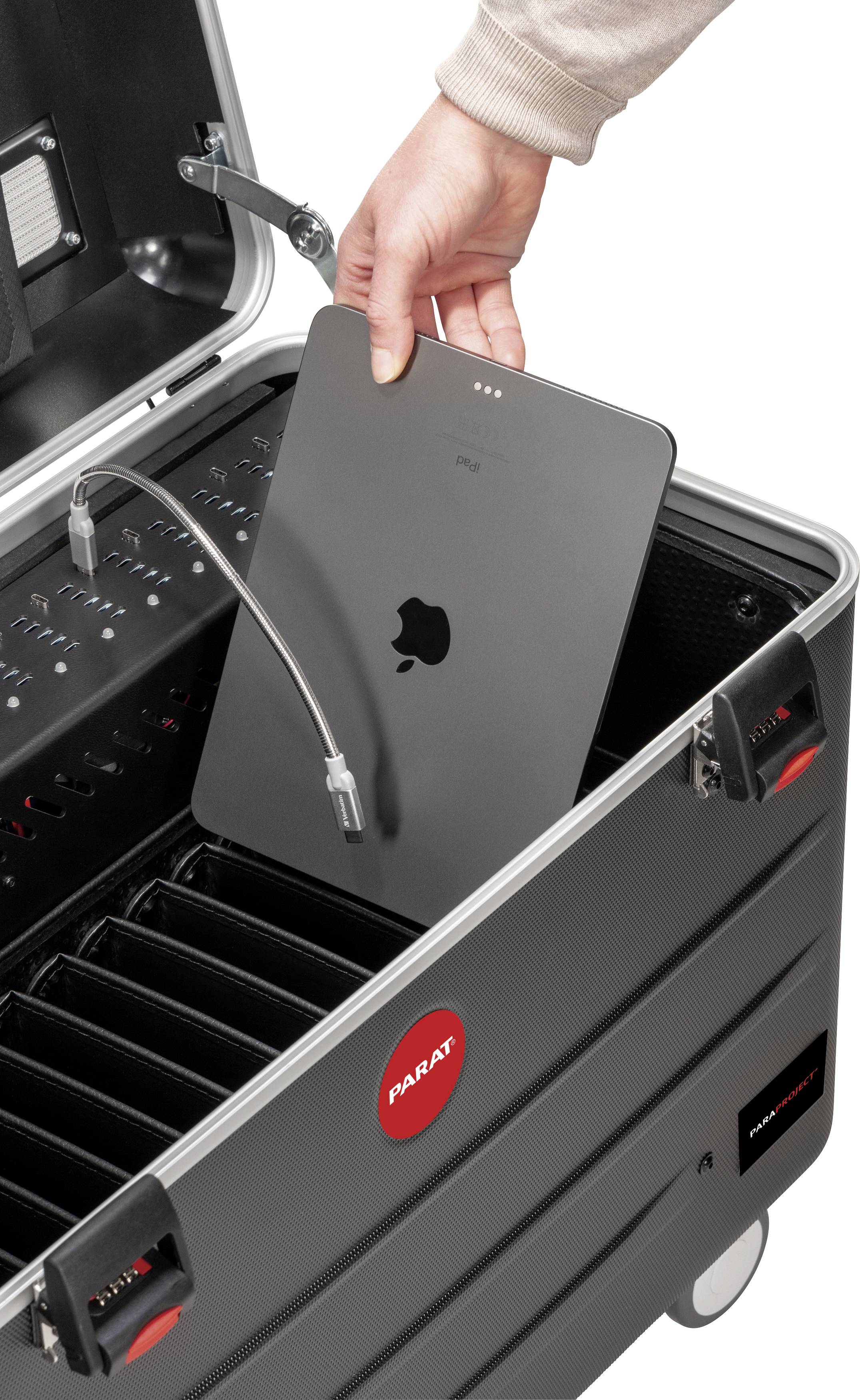 Parat PARAPROJECT Case UC20 Lade- und Managementsystem Mobiles Ladesystem für USB-Typ C™ verkabelt