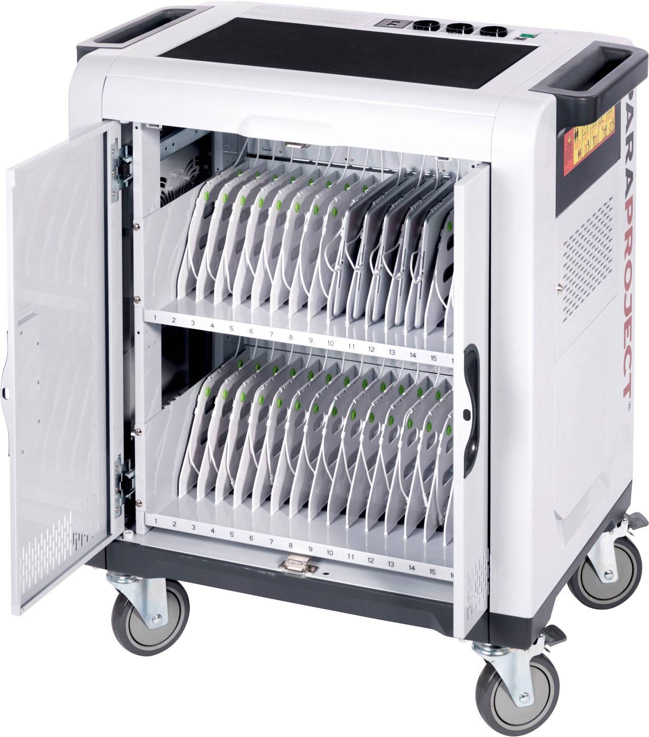 Parat PARAPROJECT® Trolley i32 PRO Lade- und Managementsystem Mobiles Ladesystem bis 13,3 Zoll