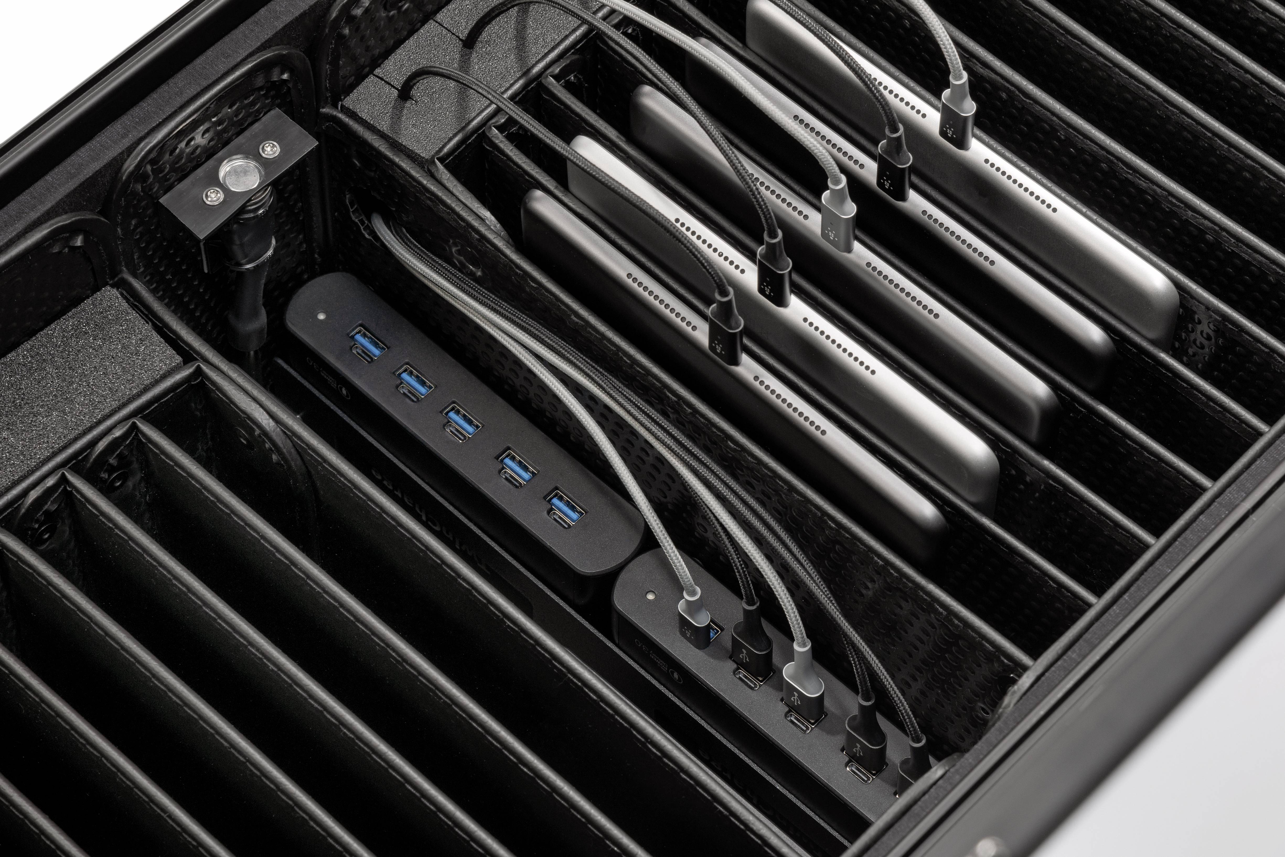 Parat PARAPROJECT Case TC20 Lade- und Managementsystem Mobiles Ladesystem für USB-Typ C™ verkabelt