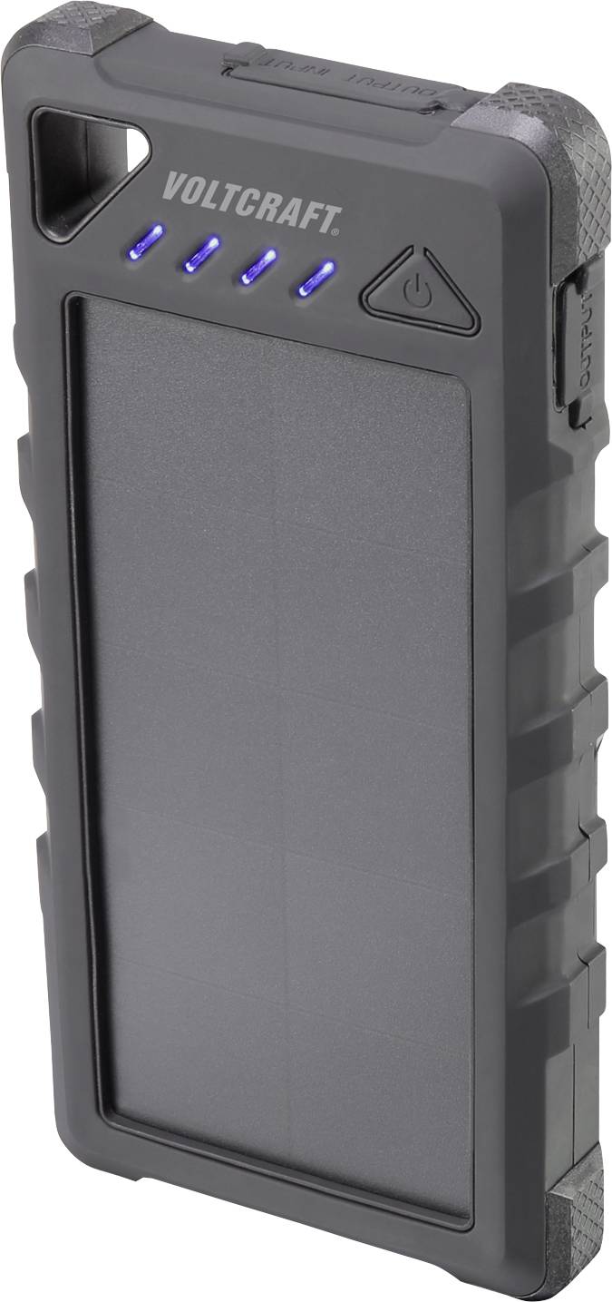 VOLTCRAFT VC-SL16000 VC-11946675 Solar-Powerbank Ladestrom Solarzelle 280mA 16000 mAh