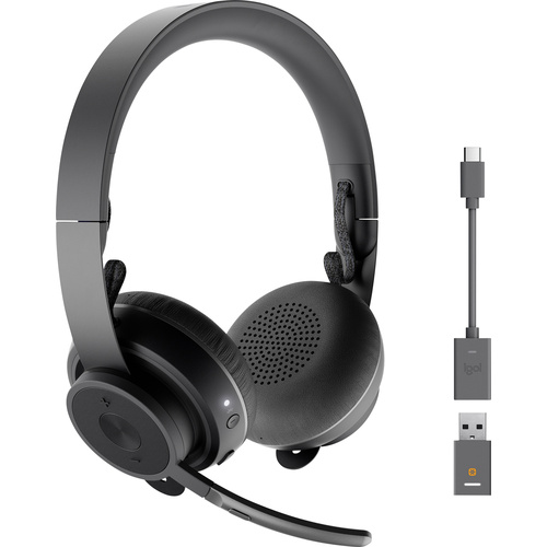 Logitech Zone 900 Computer Over Ear Headset Bluetooth® Graphit Mikrofon-Rauschunterdrückung Lautst