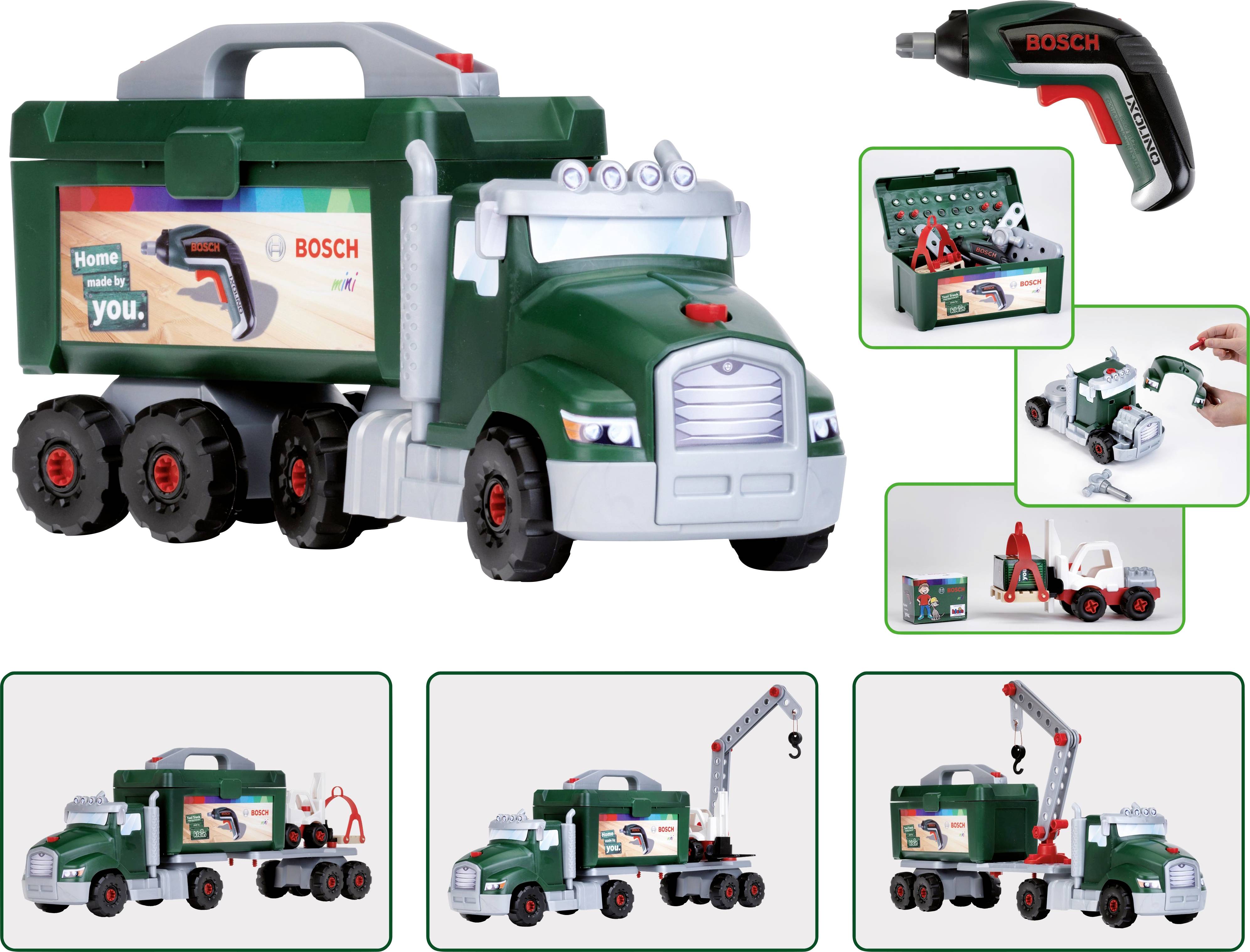 Klein Theo 8640 Bosch Schraubtruck Set + Ixolino