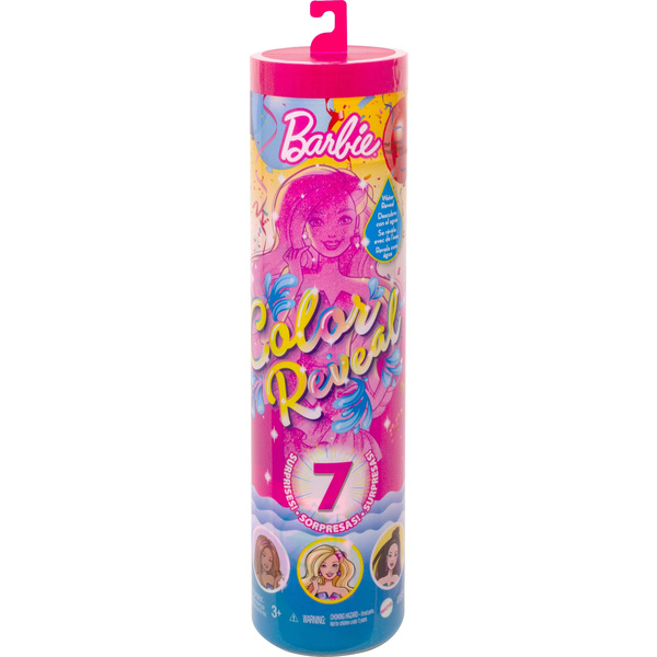 Mattel BRB Color Reveal Barbie Party Serie Sort GTR96