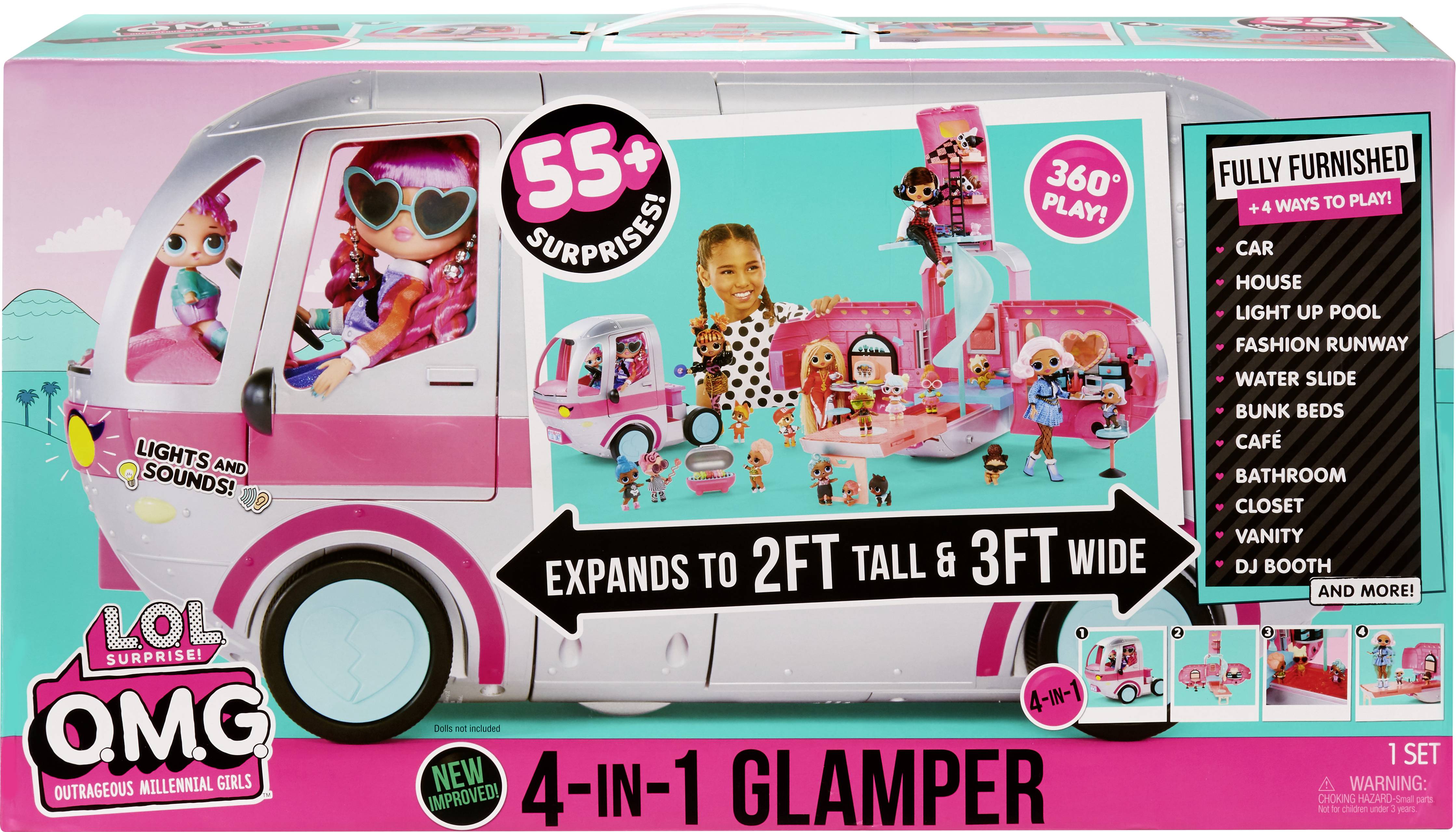 MGA Entertainment L.O.L. Surprise OMG Glamper 576730EUC