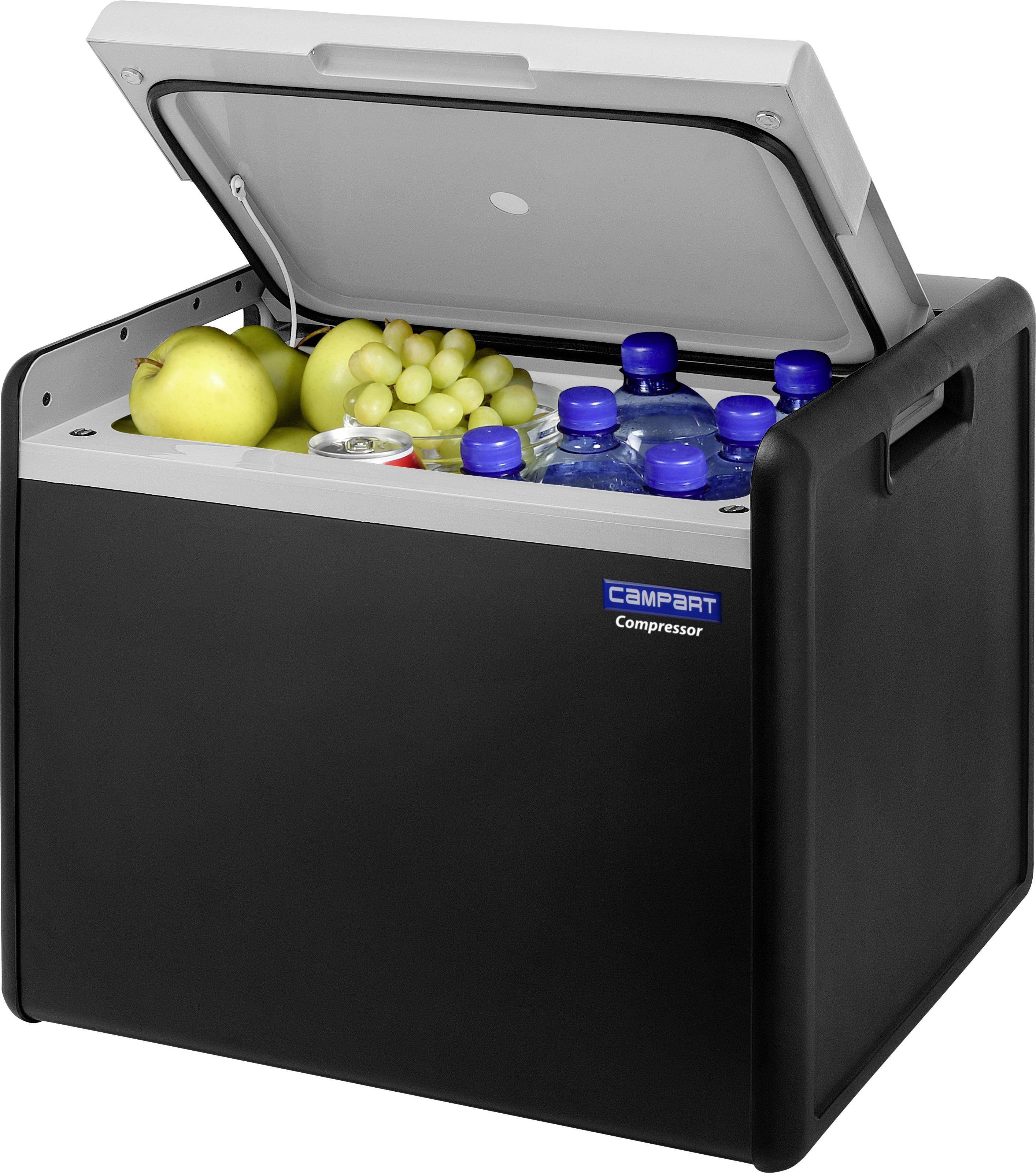 Campart Travel Kühlbox EEK: F (A - G) Kompressor 230 V Schwarz 41 l