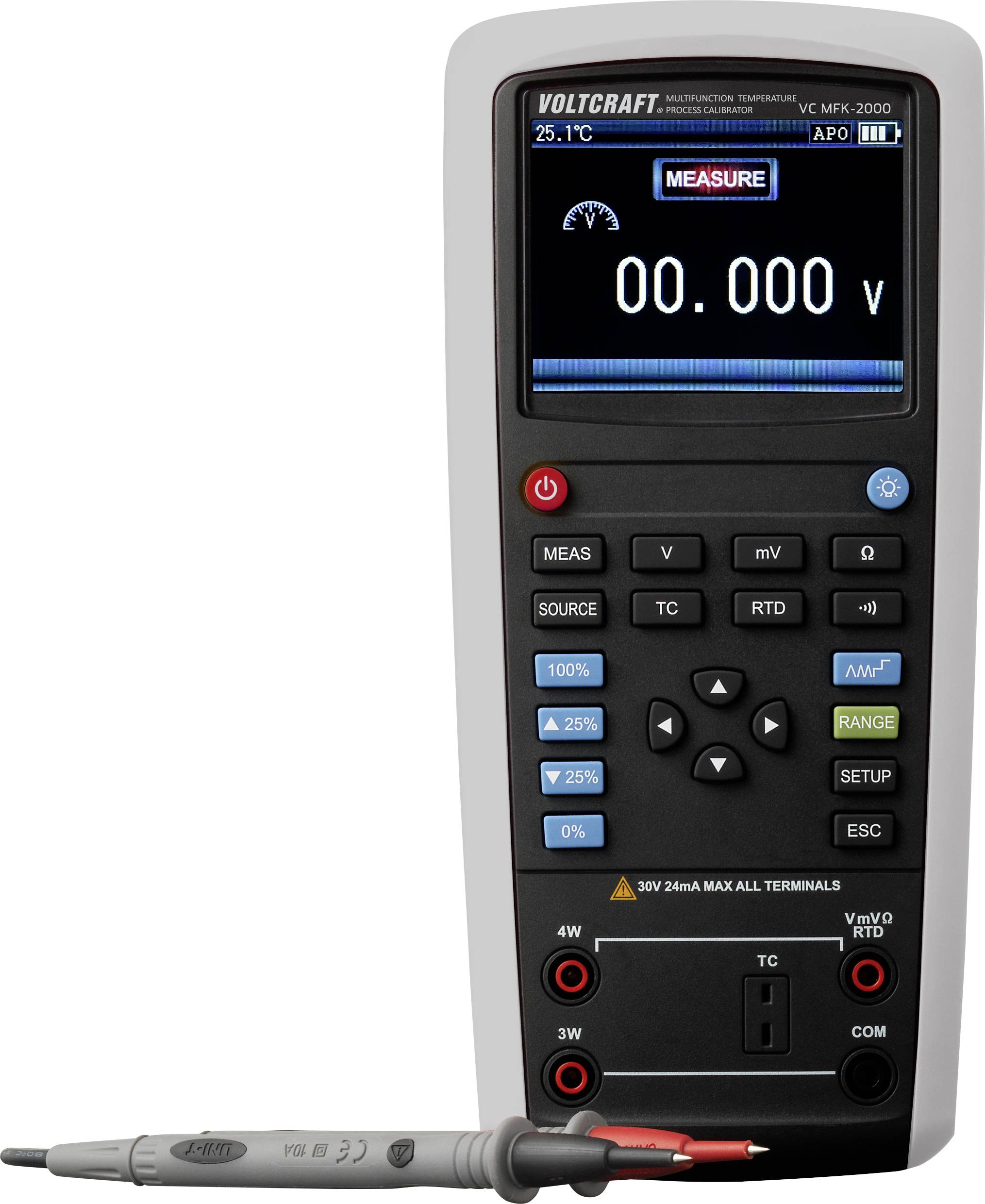 VOLTCRAFT VC MFK-2000 Kalibrator kalibriert (DAkkS-akkreditiertes Labor) Temperatur