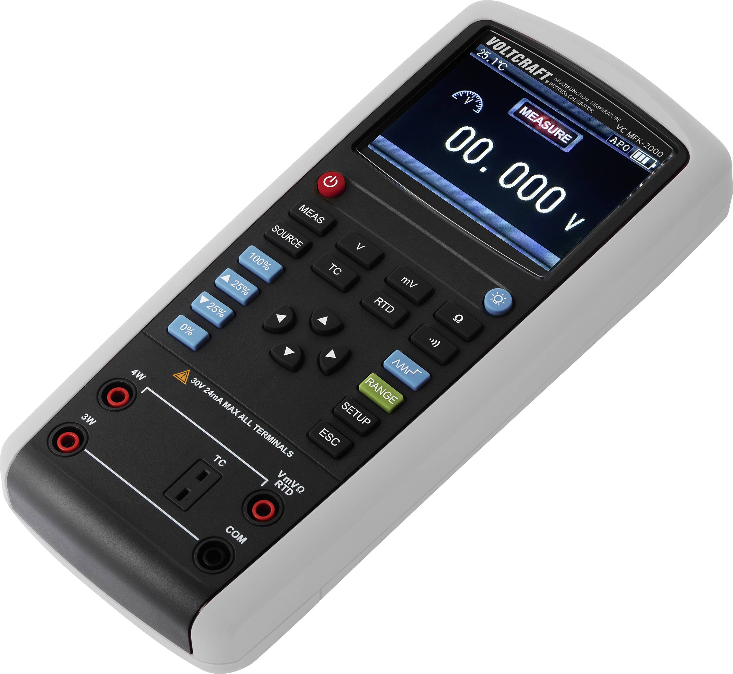 VOLTCRAFT VC MFK-2000 Kalibrator kalibriert (DAkkS-akkreditiertes Labor) Temperatur