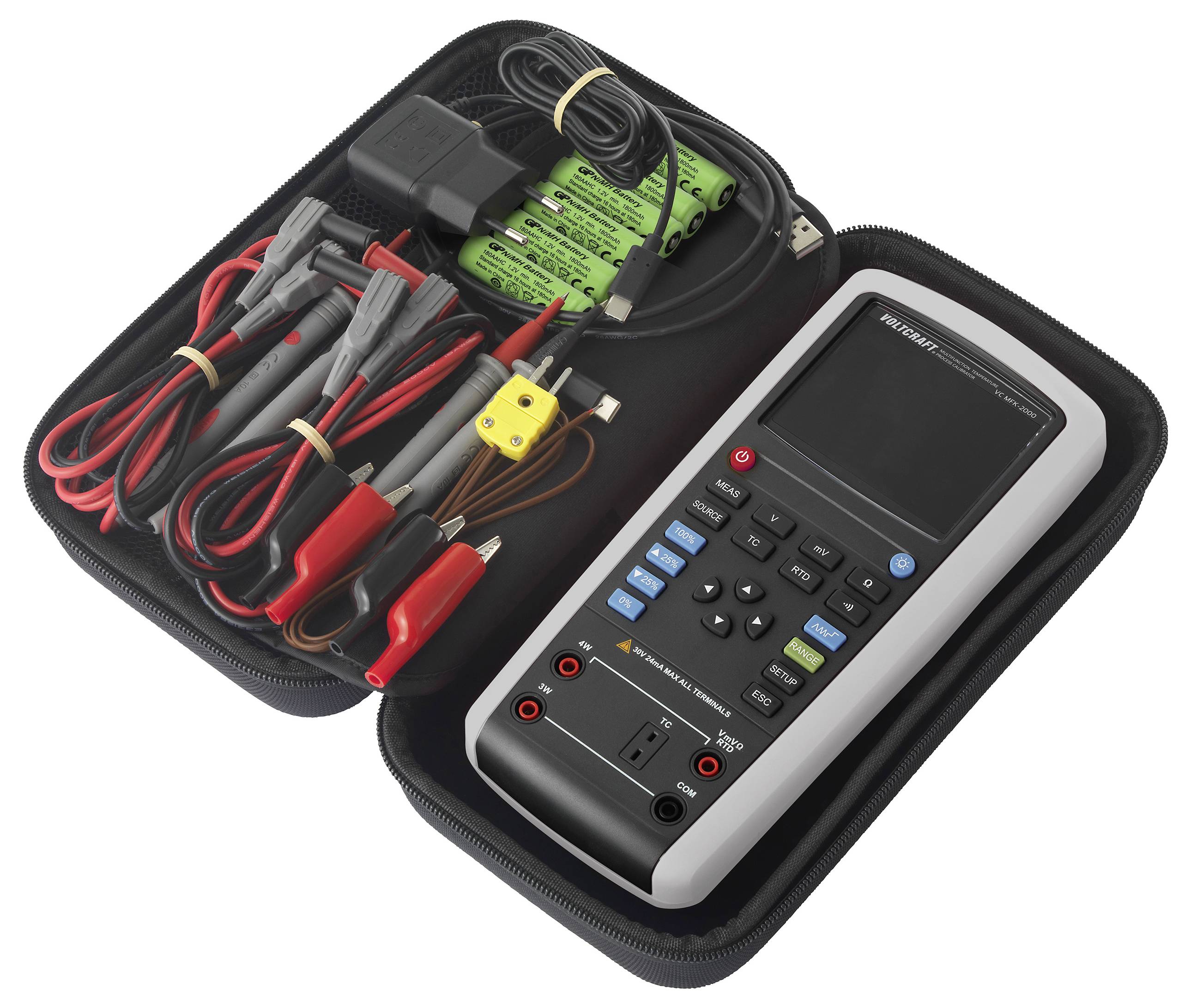 VOLTCRAFT VC MFK-2000 Kalibrator Temperatur