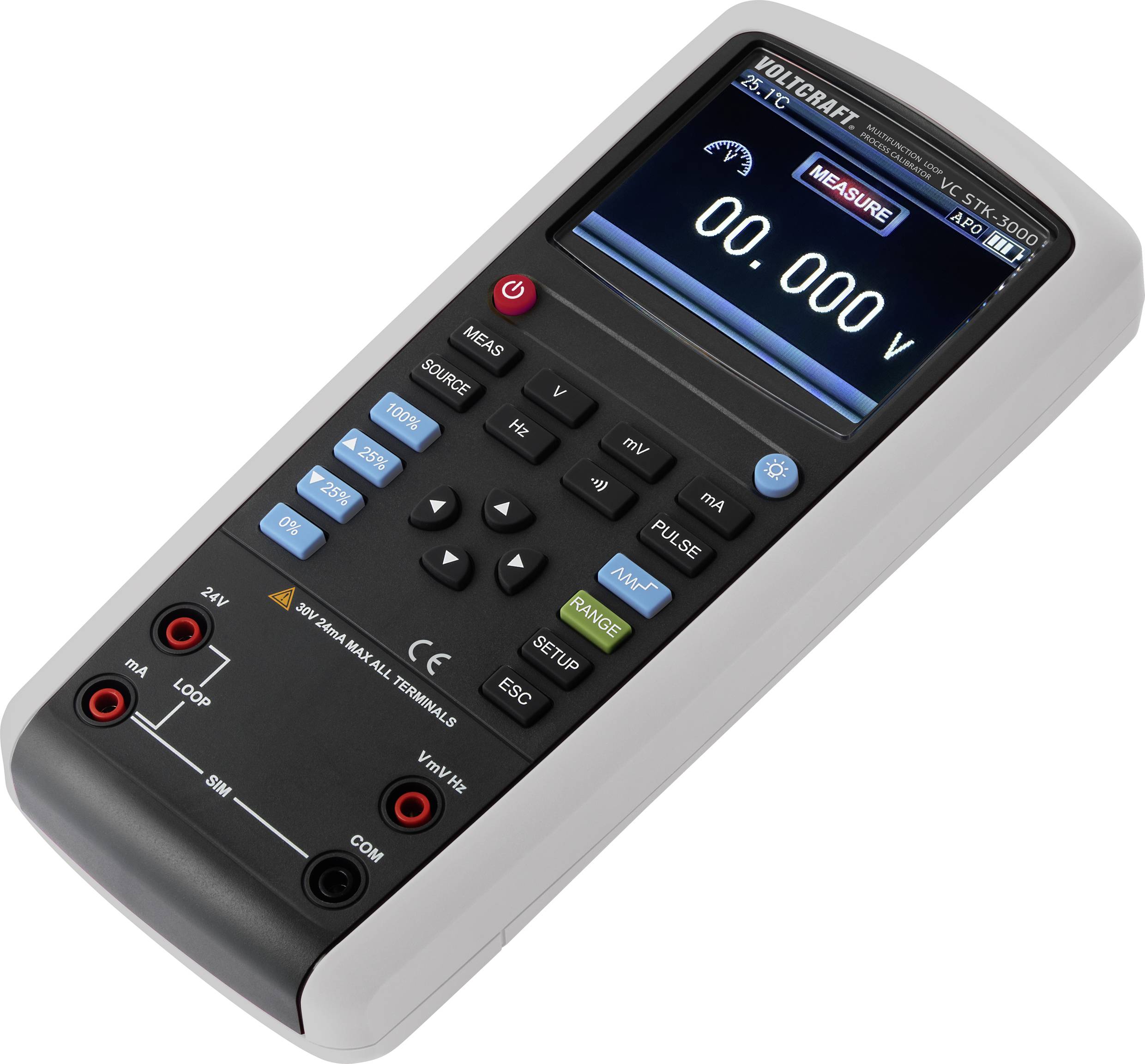 VOLTCRAFT VC STK-3000 Stromschleifenkalibrator Spannung, Strom, Frequenz