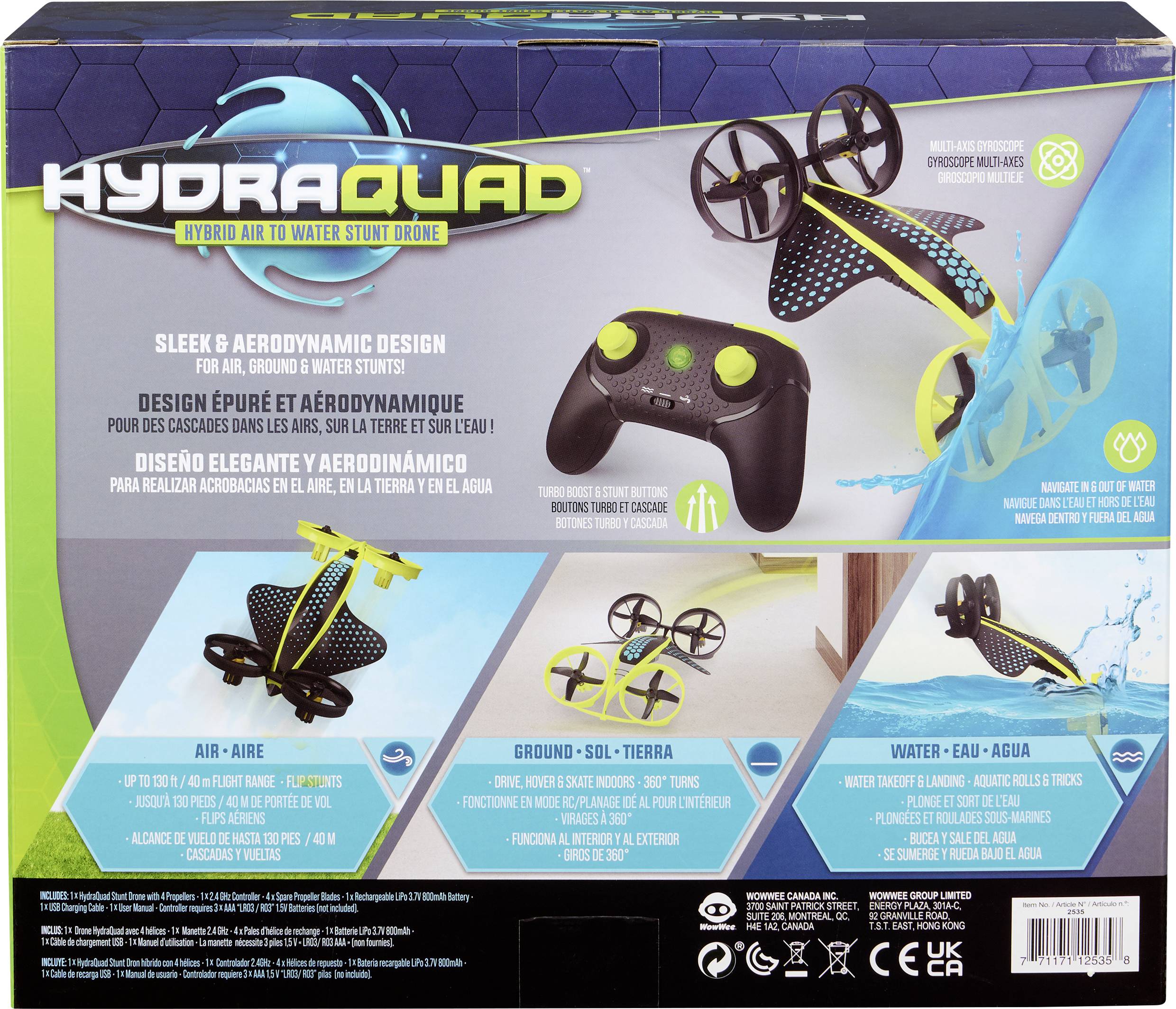 WowWee Robotics HydraQuad Quadrocopter RtF Einsteiger