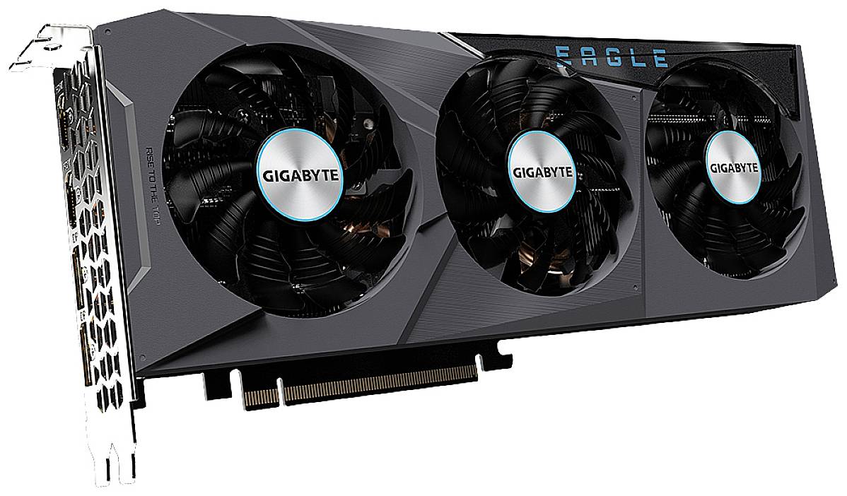 Gigabyte Grafikkarte AMD Radeon RX 6700 XT Eagle 12 GB GDDR6-RAM PCIe x16 HDMI®, DisplayPort