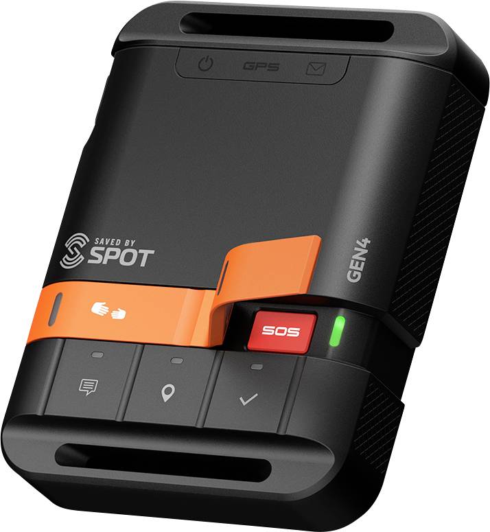 SPOT Gen4 GPS Ortungssystem Personentracker Schwarz/Orange