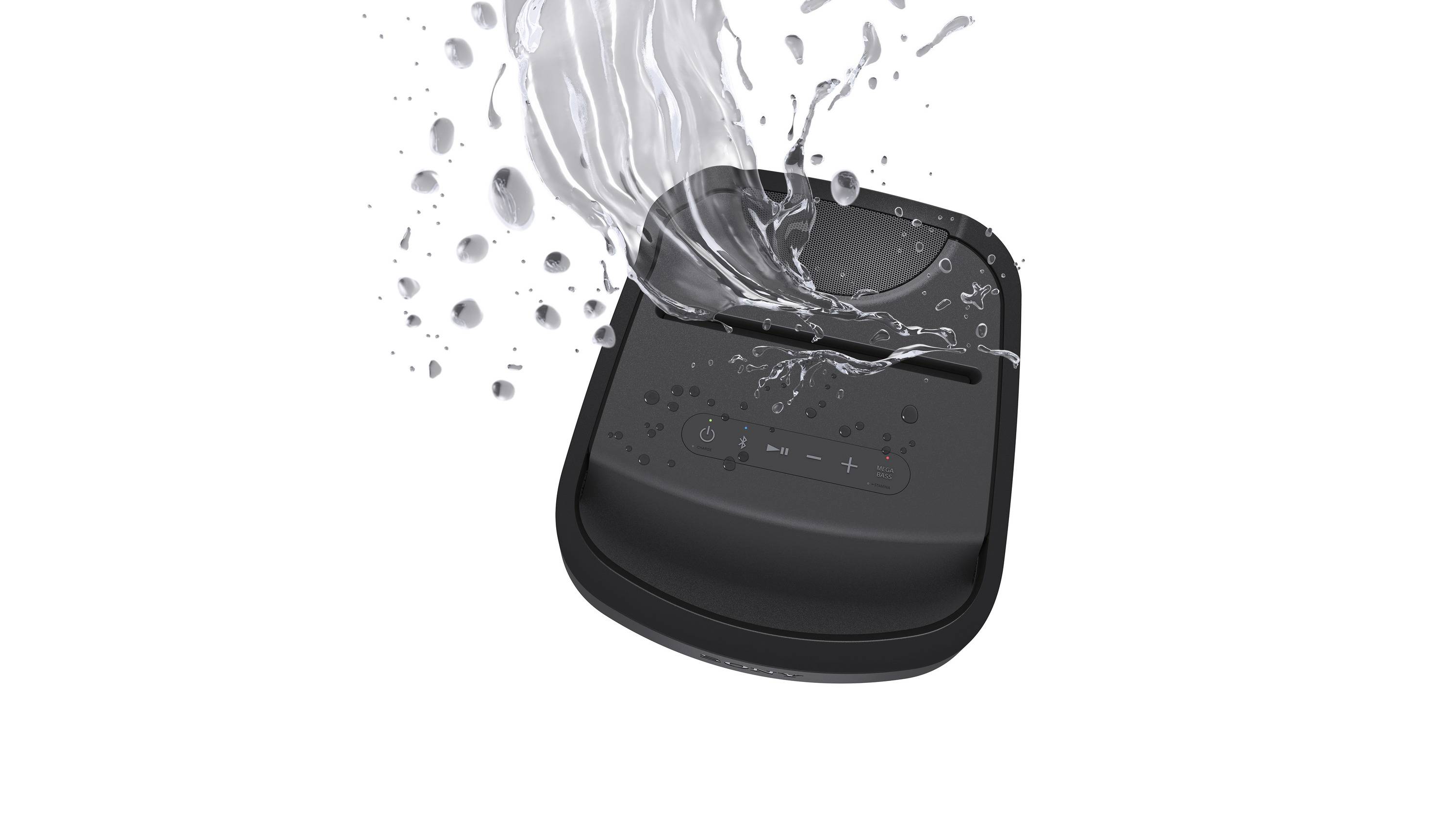 Sony SRS-XP700 Bluetooth® Lautsprecher AUX, Outdoor, spritzwassergeschützt, USB Schwarz