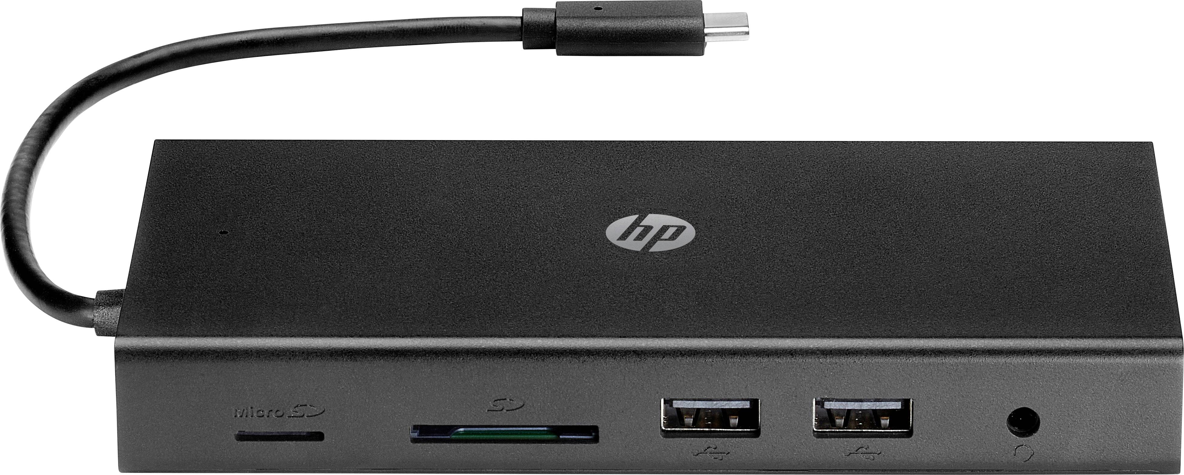 HP Travel Hub - Port Replicator - USB-C - VGA, HDMI