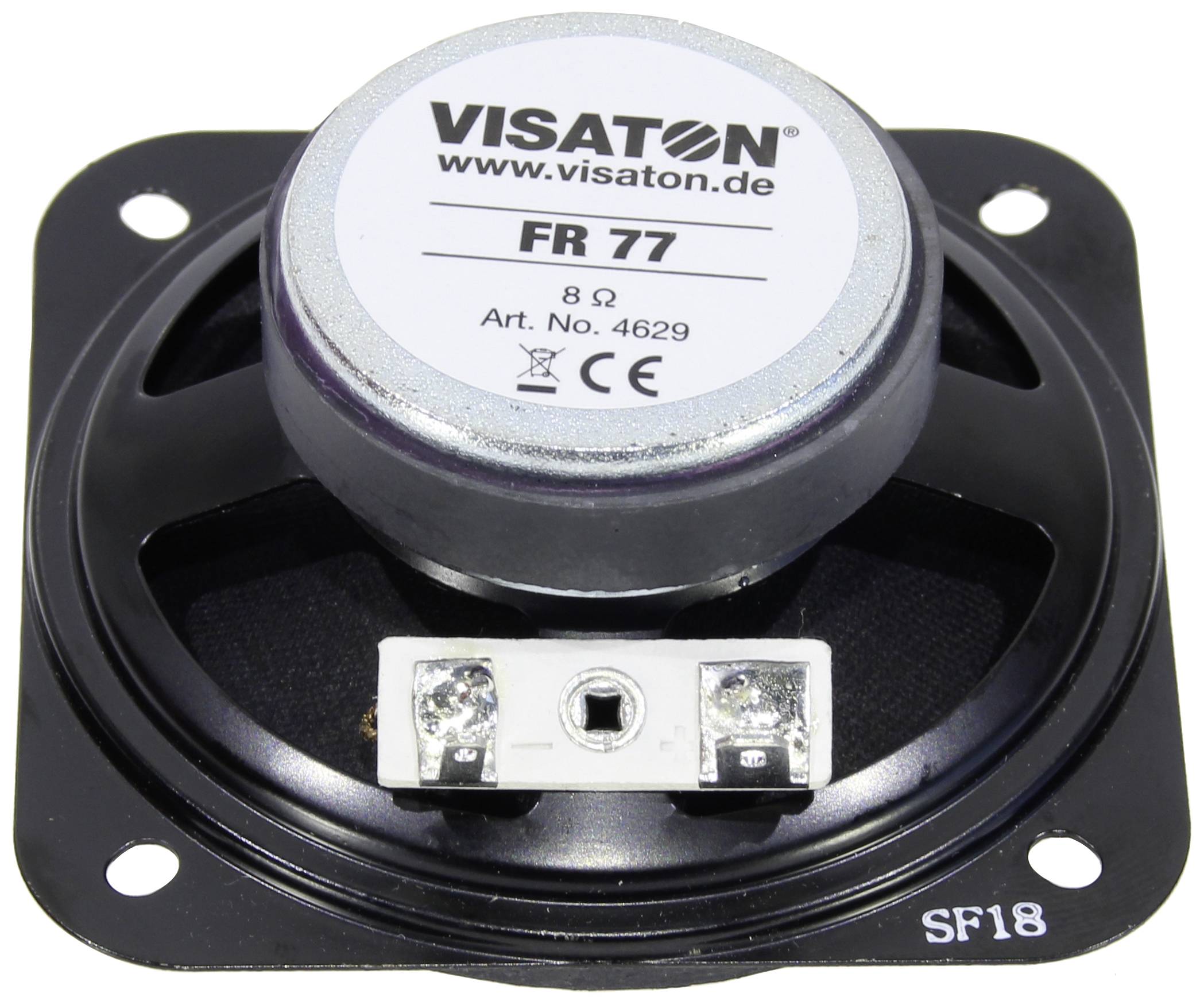 Visaton FR 77 - 8 Ohm 3 Zoll 7.7cm Breitbänder 5W 8Ω Schwarz