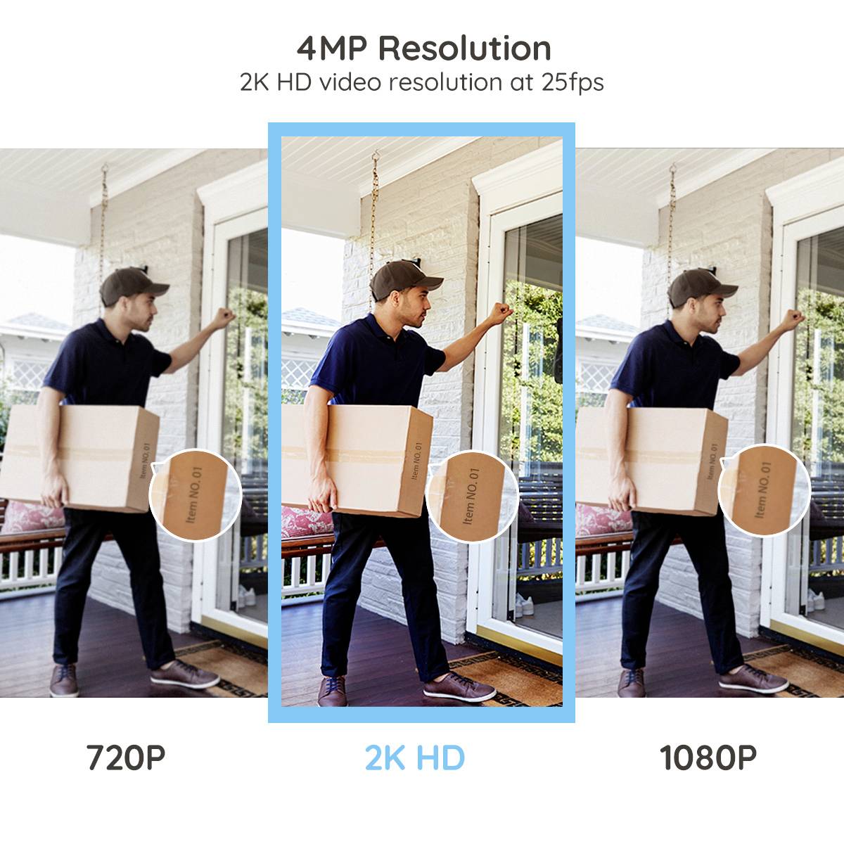 Foscam S41 fscs41 WLAN IP Überwachungskamera 2560 x 1440 Pixel
