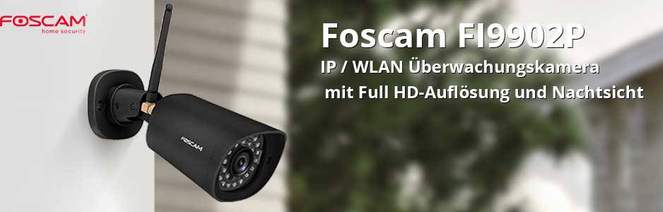 Foscam FI9902 09902s WLAN IP Überwachungskamera 1920 x 1080 Pixel