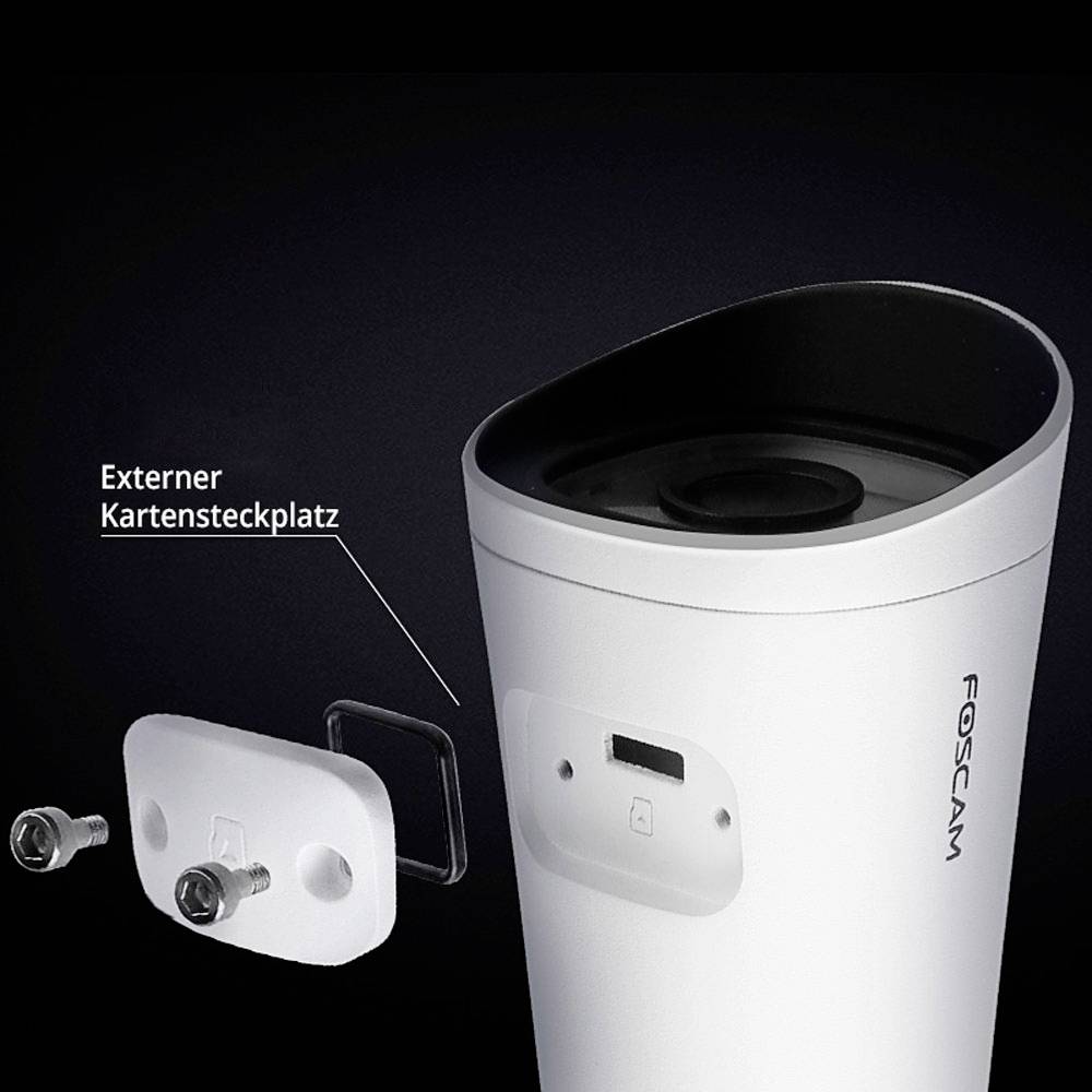 Foscam FI9902 09902s WLAN IP Überwachungskamera 1920 x 1080 Pixel