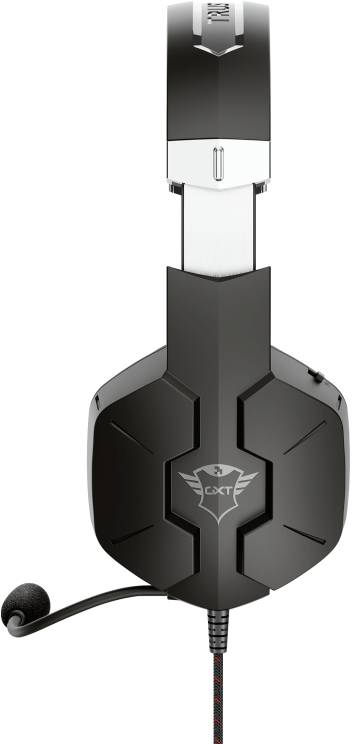 Trust GXT323 CARUS Over Ear Headset kabelgebunden Stereo Rot, Schwarz/Rot Lautstärkeregelung, Mikrofon-Stummschaltung Gaming